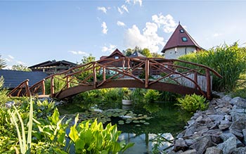 Naturteich Märchenhafte Ferienwohnung